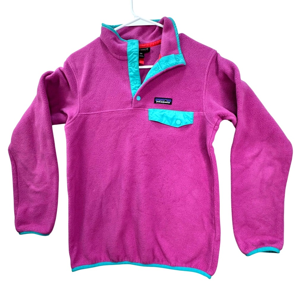 Patagonia Synchilla Snap-T Fleece Pullover Womens XXS Purple Gorpcore Outdoors